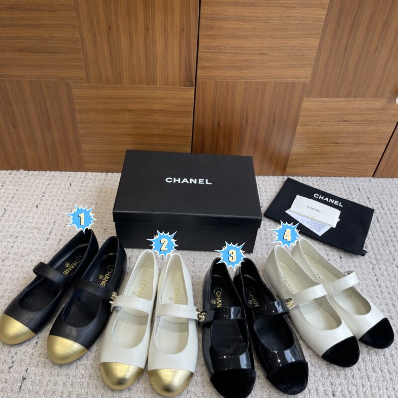 Chanel Leather Mary Jane Shoes B6042401