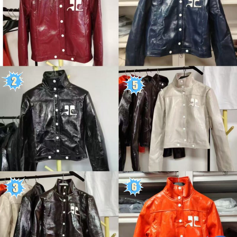 2026 New Style Leather Short Sleeve CollarW6040106