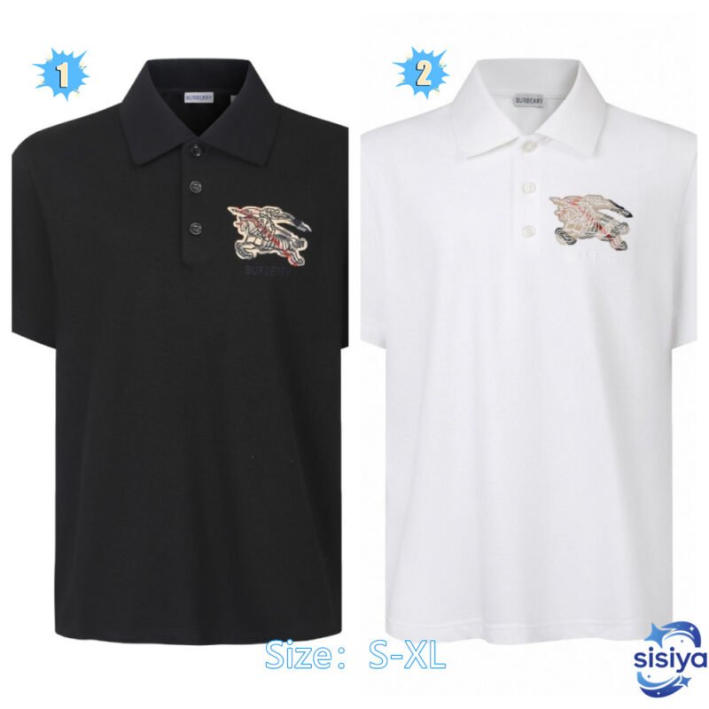 Burberry horse-patterned patch embroidery Polo shirtM6040802