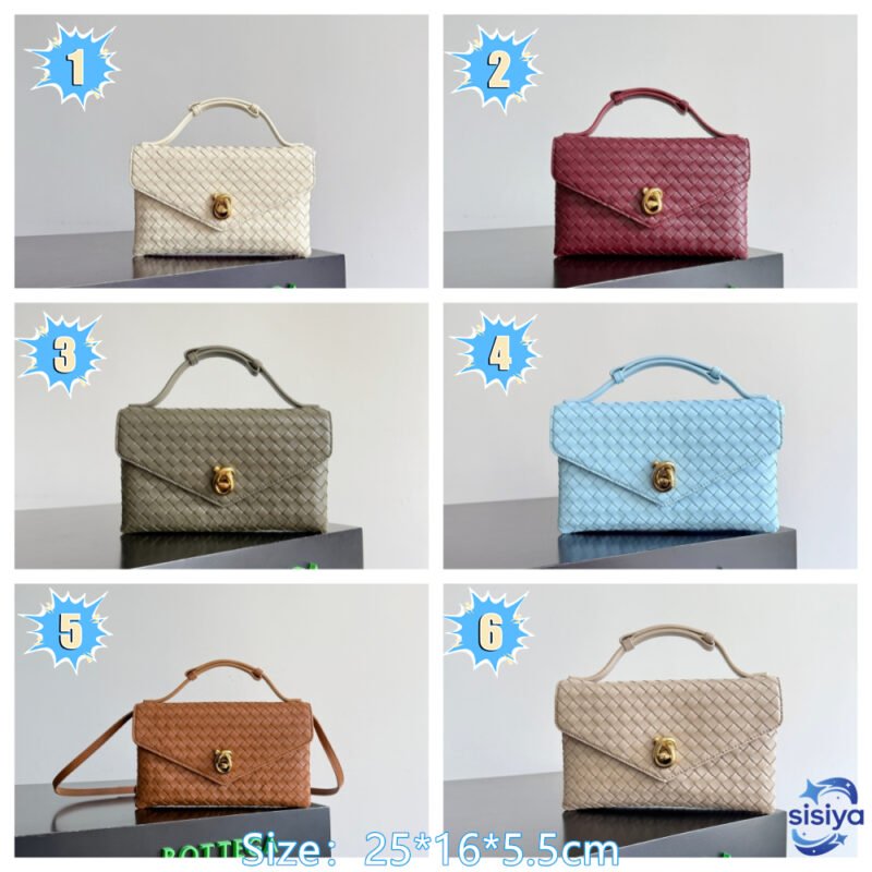 Bottega Veneta Knot Lock Intrecciato Leather Tote Bag B6041604