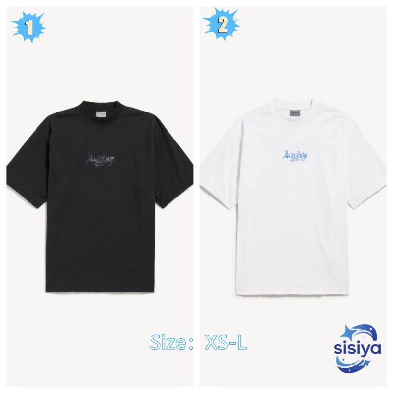 BA Gothic-style round-neck short-sleeved shirt M6041701