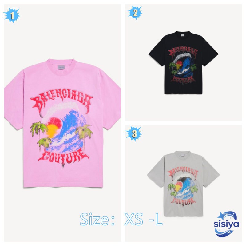 BA Heat Wave Printed Round Neck Short Sleeve ShirtM6042704