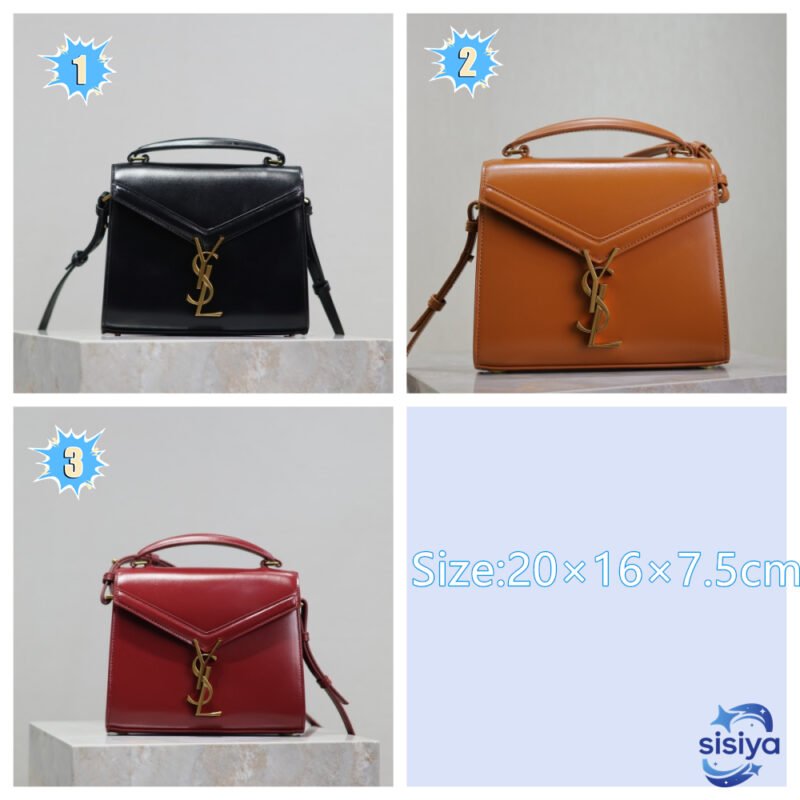 Saint Laurent Cassandra Mini Top Handle Bag B6042802