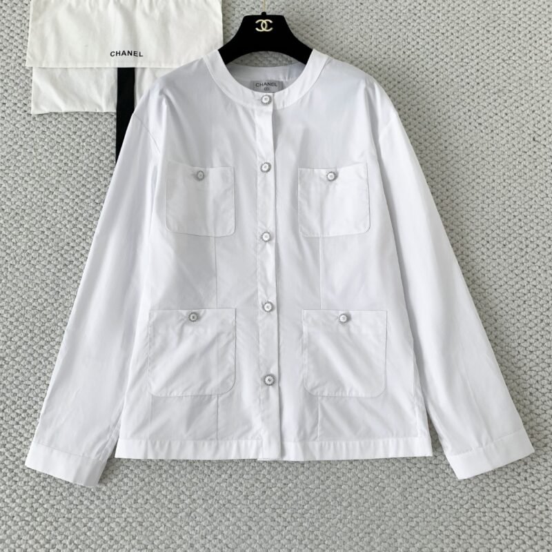 Chane @ 25K Series White Four-Pocket ShirtW6050408