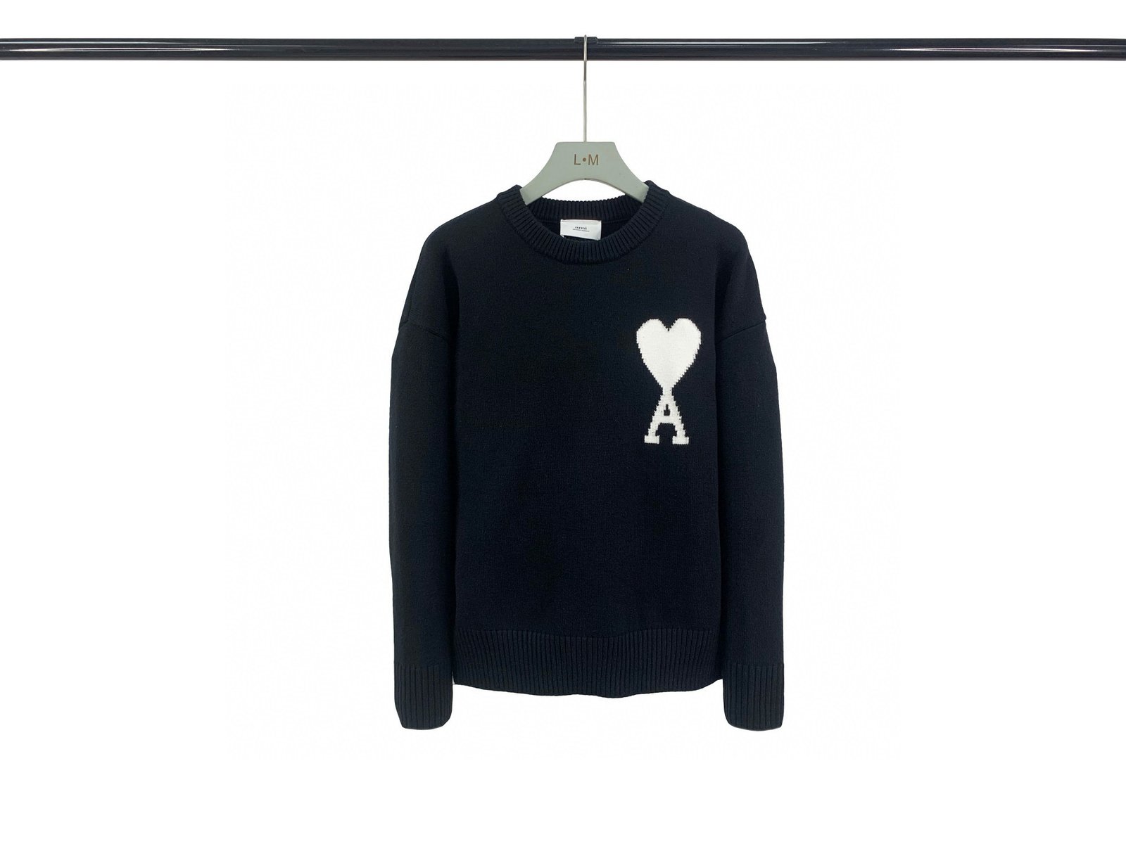 AMI Paris Ami De Coeur Wool Sweater M6050509 - Image 3
