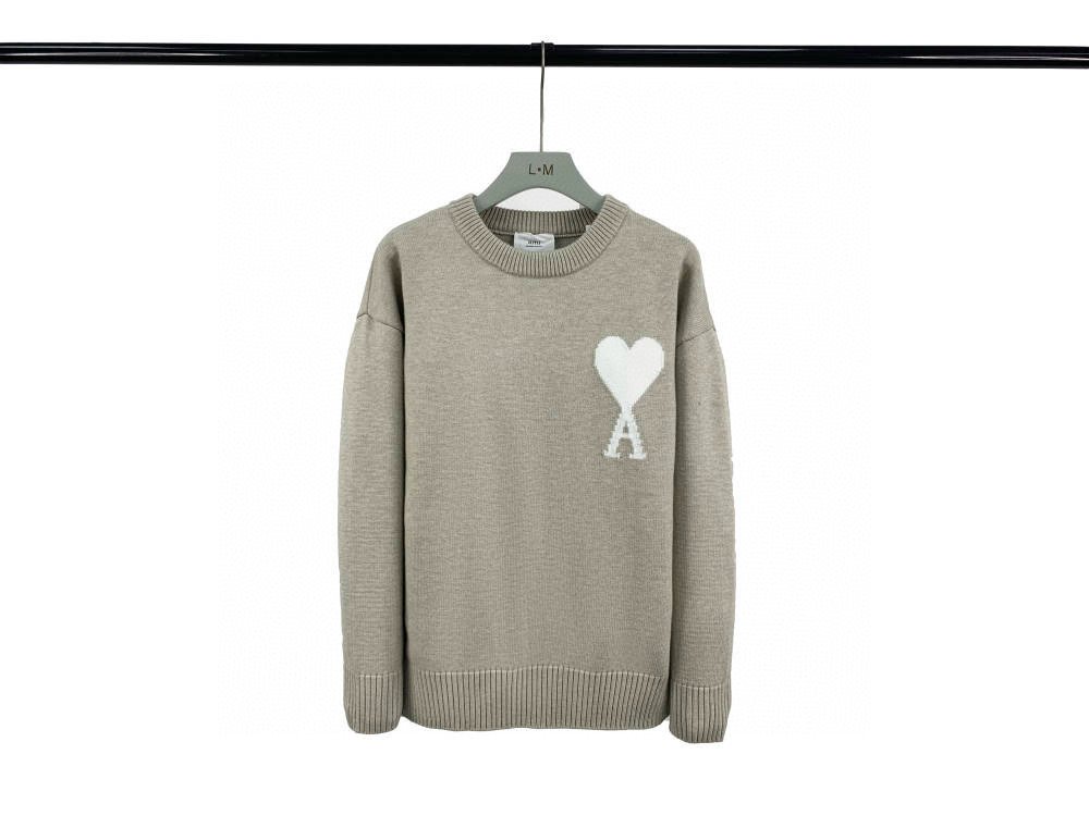 AMI Paris Ami De Coeur Wool Sweater M6050509 - Image 7