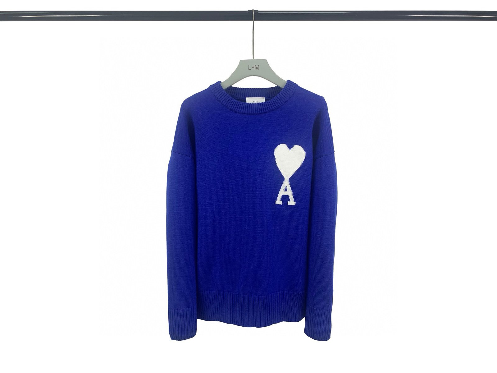 AMI Paris Ami De Coeur Wool Sweater M6050509 - Image 4