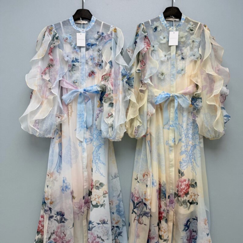 Zimmermann Rebellion Scallop Maxi Dres W6050604