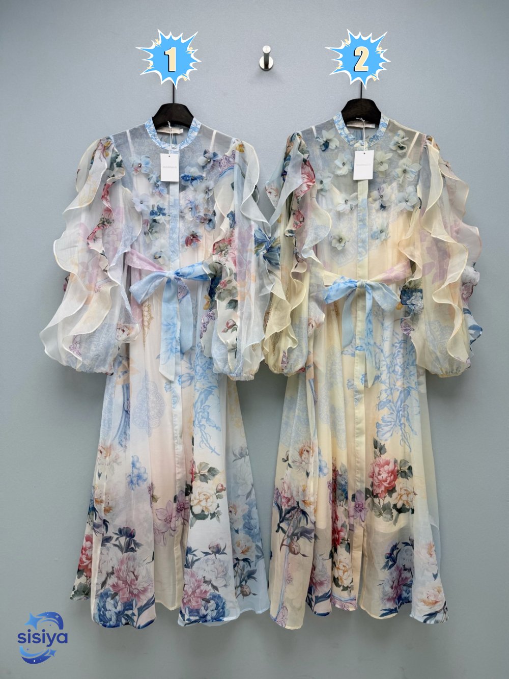 Zimmermann Rebellion Scallop Maxi Dres W6050604