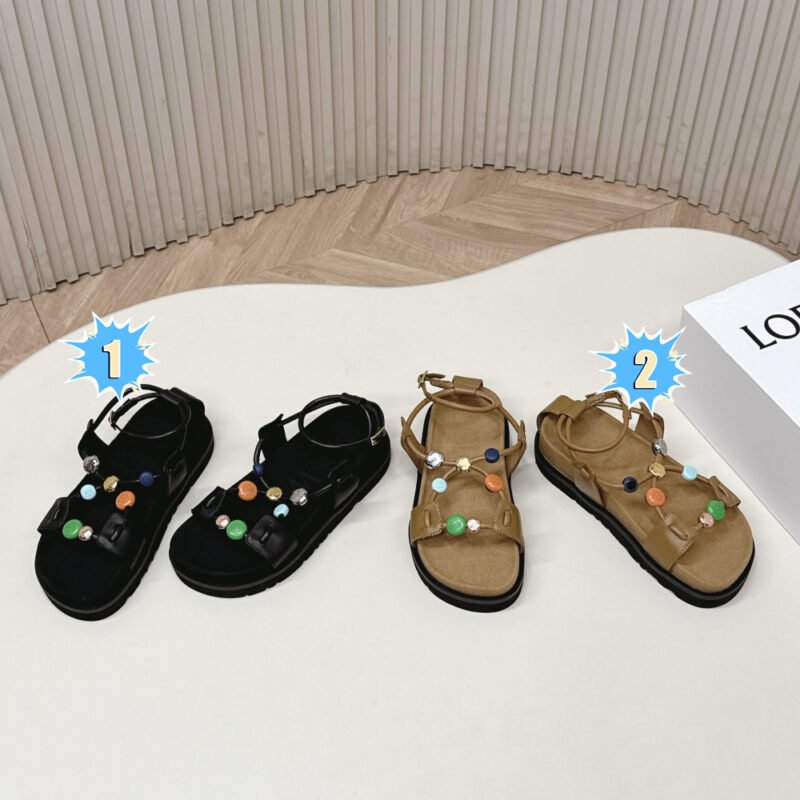 Loewe x Paula's Ibiza Pebble Bead sandal B6050604