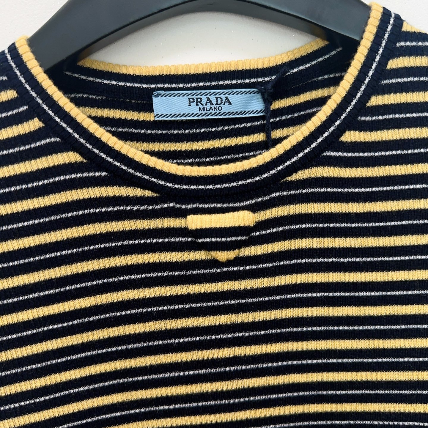 Prada Cotton Stripe Sweater Top W6050702 - Image 4