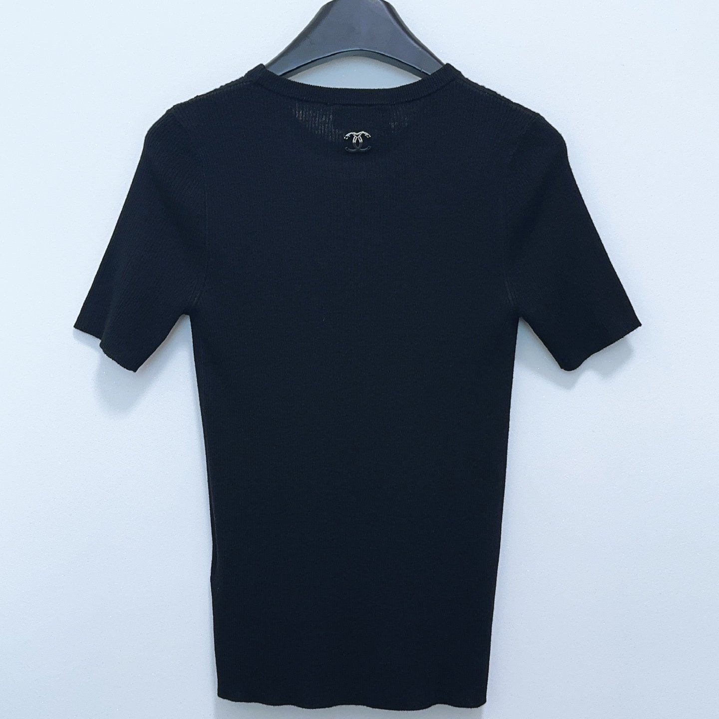 Chanel Hollow Out Crew Neck T-Shirt W6050704 - Image 5