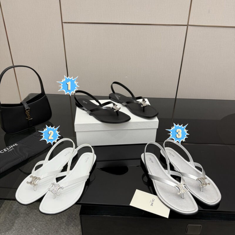CELINE BIKI cowhide sandals B6051104