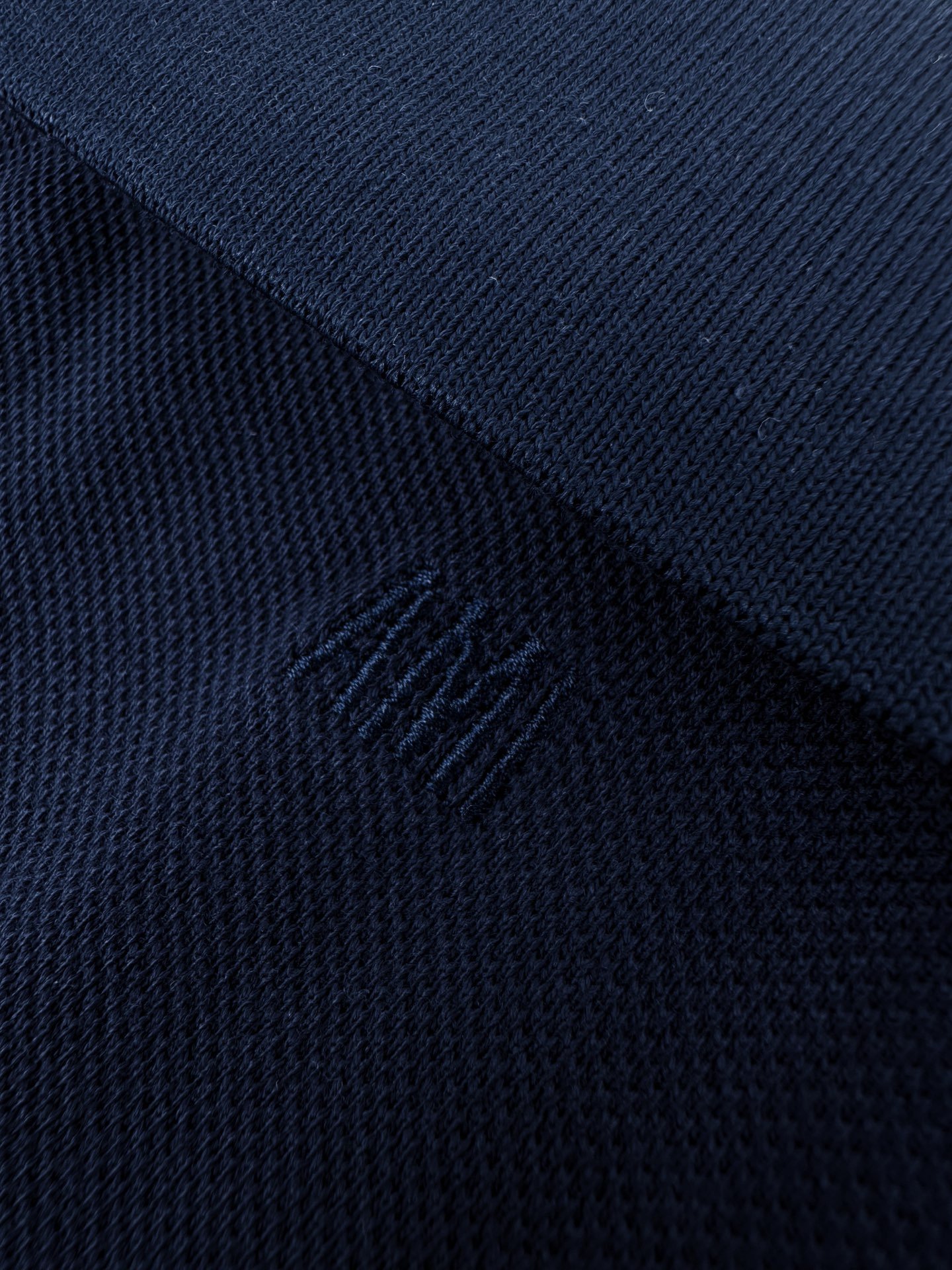 Ami Paris Embroidered Logo Polo Shirt M6051306 - Image 9
