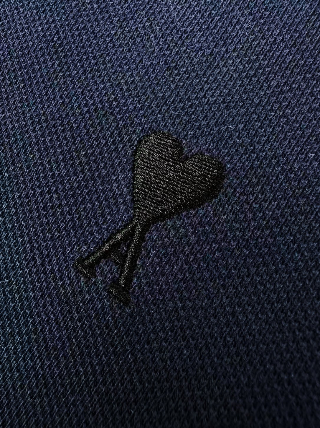 Ami Paris Embroidered Logo Polo Shirt M6051306 - Image 8