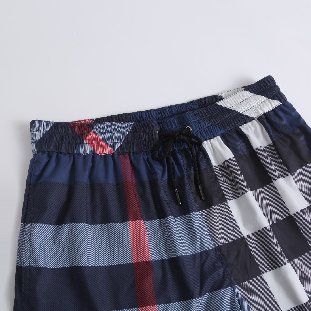 Classic checkered beach pants M6051803 - Image 7