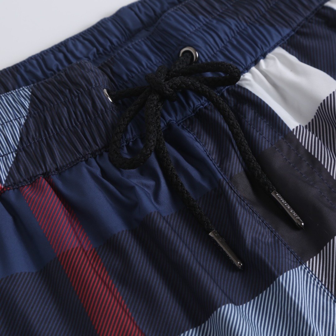 Classic checkered beach pants M6051803 - Image 10