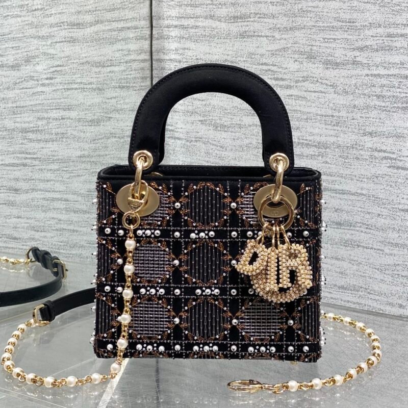 Christian Dior Lambskin Beaded Fringe B6051502