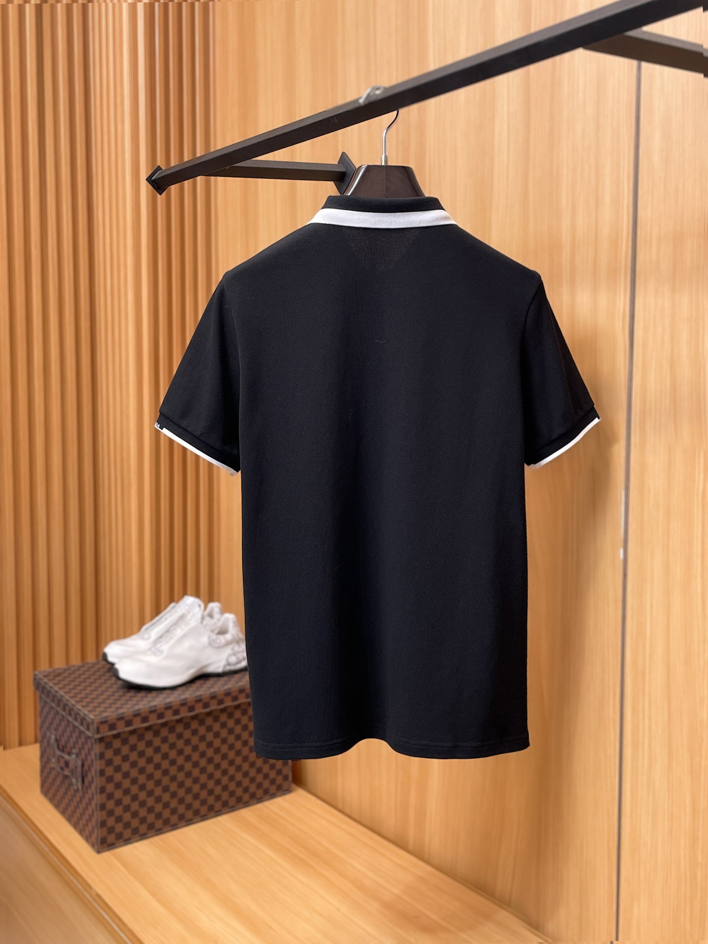Prada 2026ss Summer New Style Collarless Polo Shirt M6051503 - Image 3