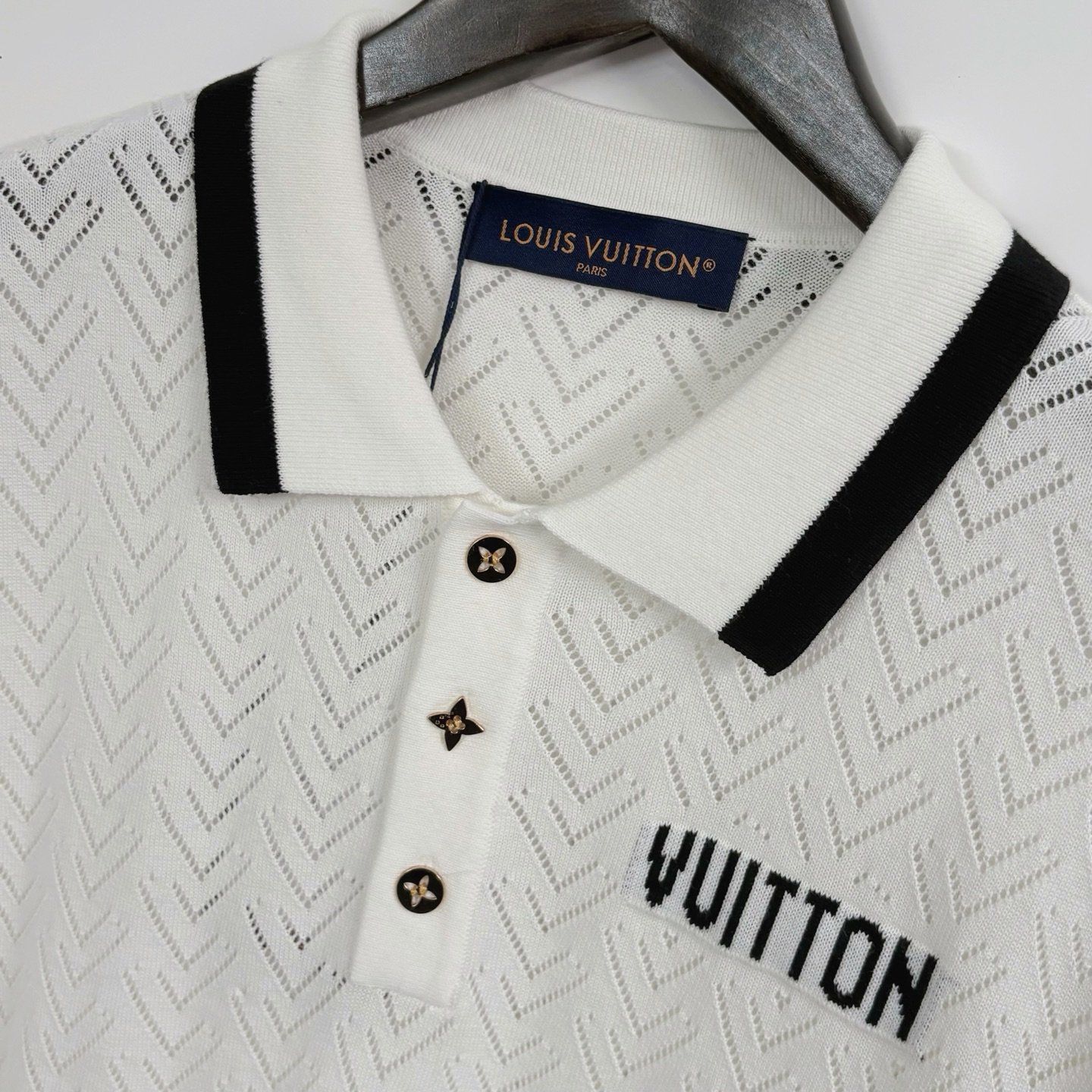 Polo white short-sleeved shirt M6052006 - Image 7