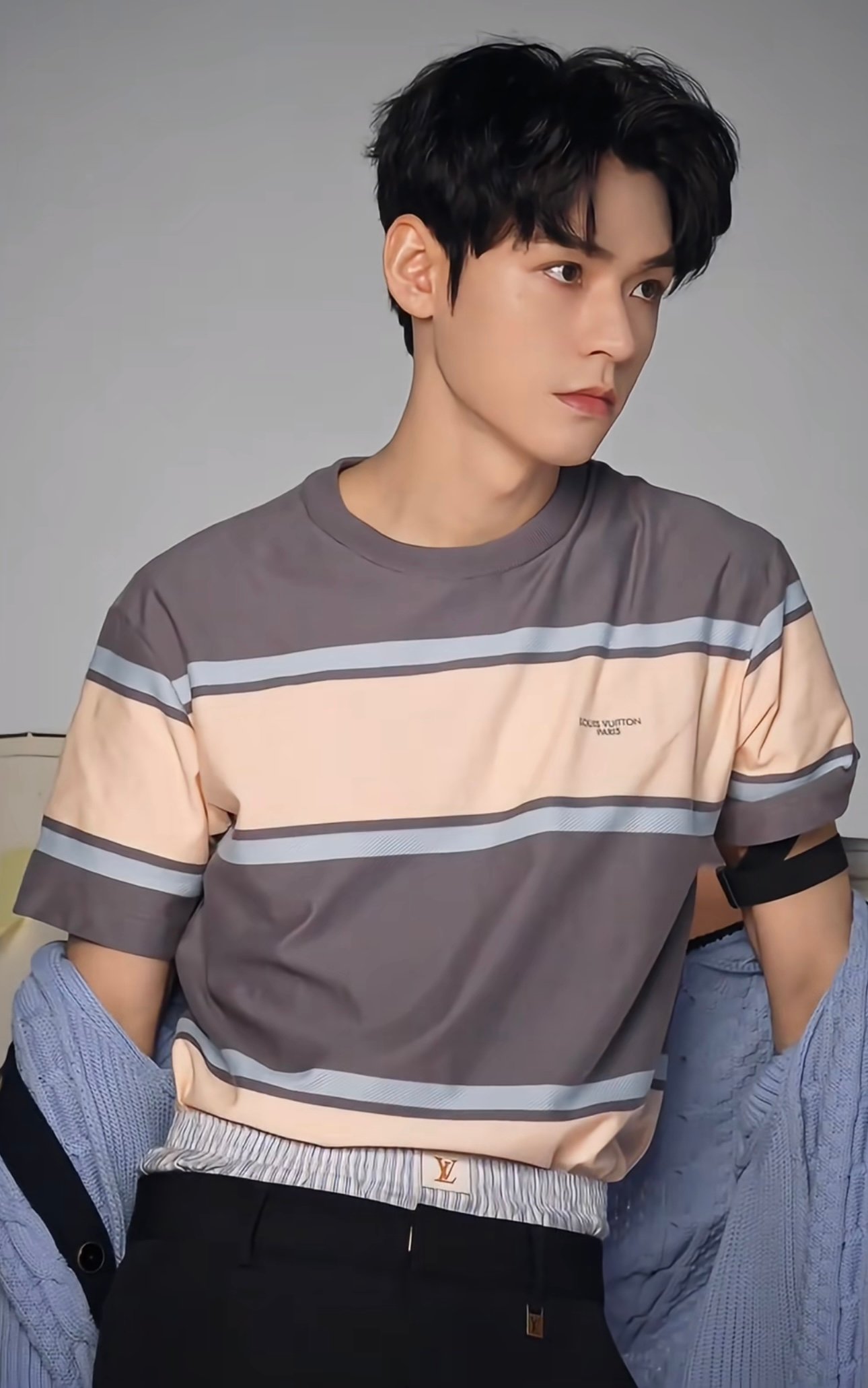 LU stripe T-shirtM6052007 - Image 2