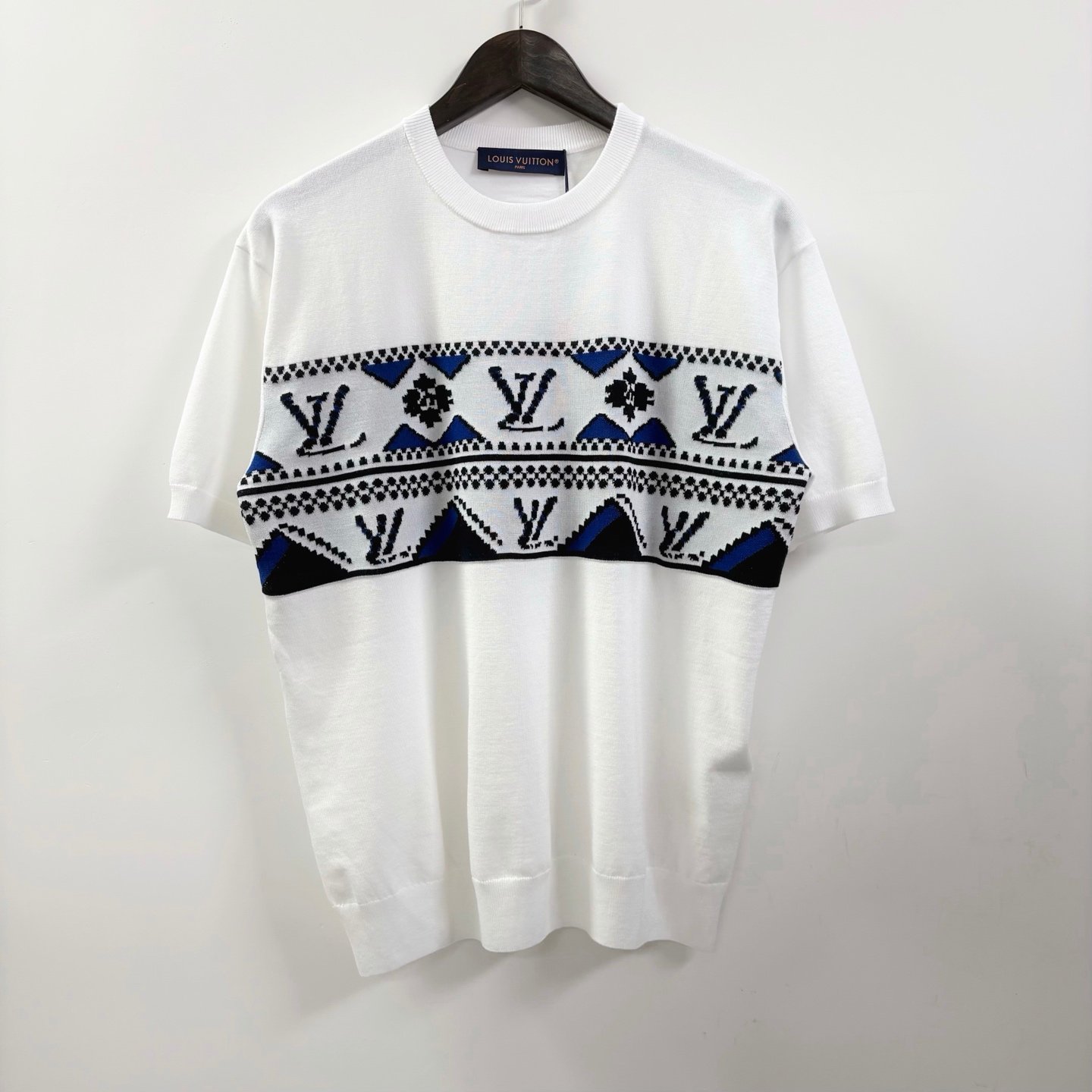 26SS New Louis Vuitton Silk Print Letter Sleeveless Shirt M6052008