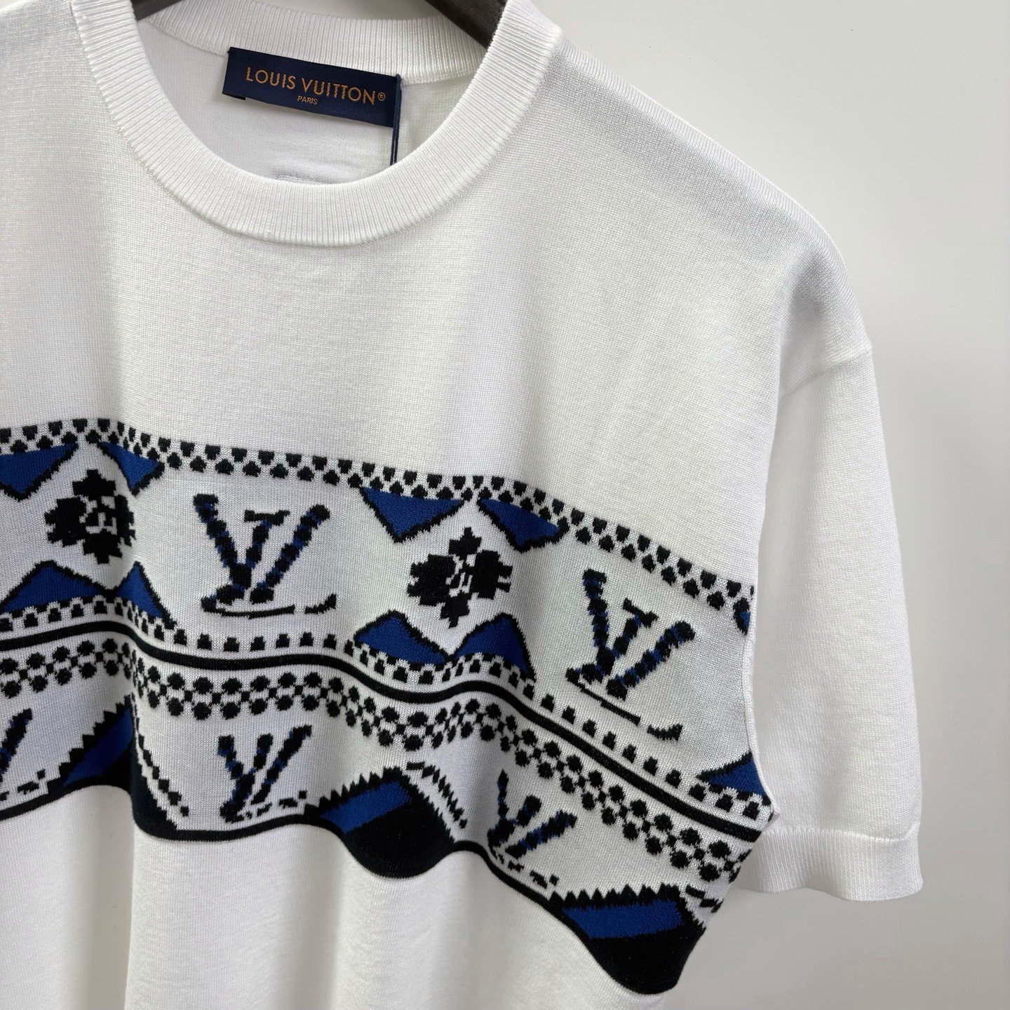 26SS New Louis Vuitton Silk Print Letter Sleeveless Shirt M6052008 - Image 7