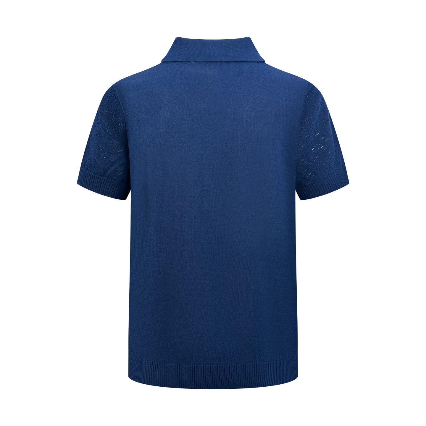 Fendi FF Jacquard Polo-neck Knit Shirt M6052105 - Image 8