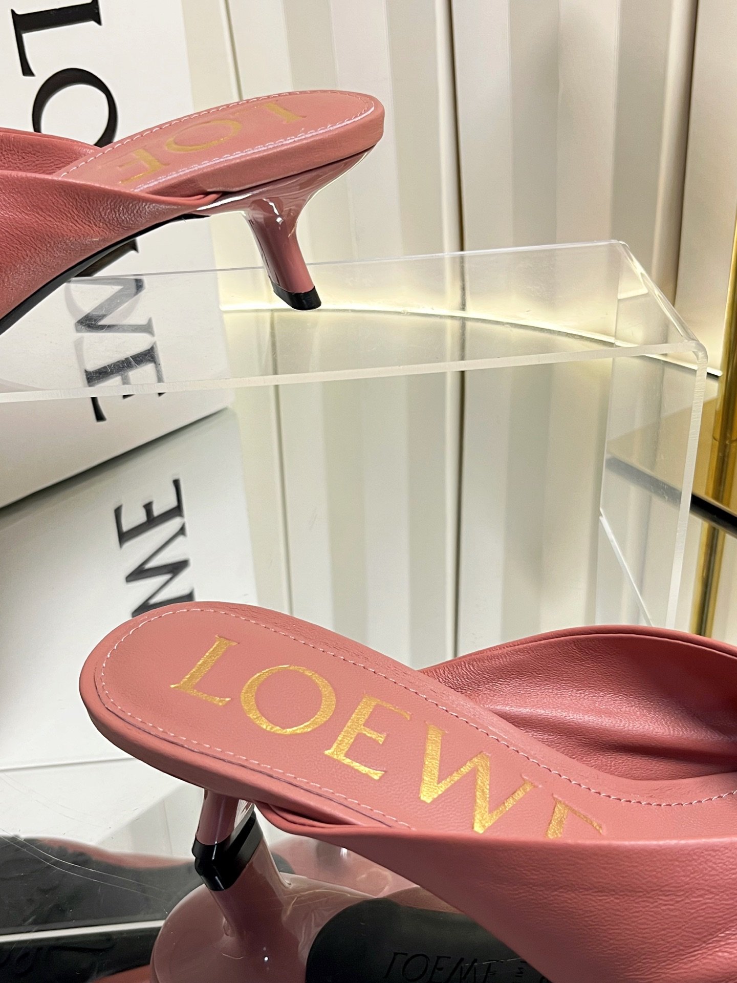 LOEWE Toys Penta Knot Detail High Heels B6052104 - Image 6