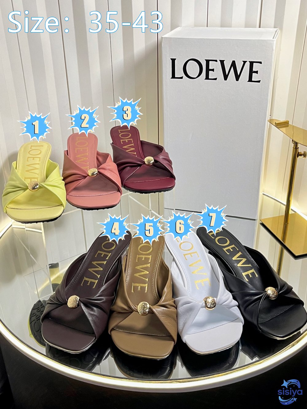 LOEWE Toys Penta Knot Detail High Heels B6052104