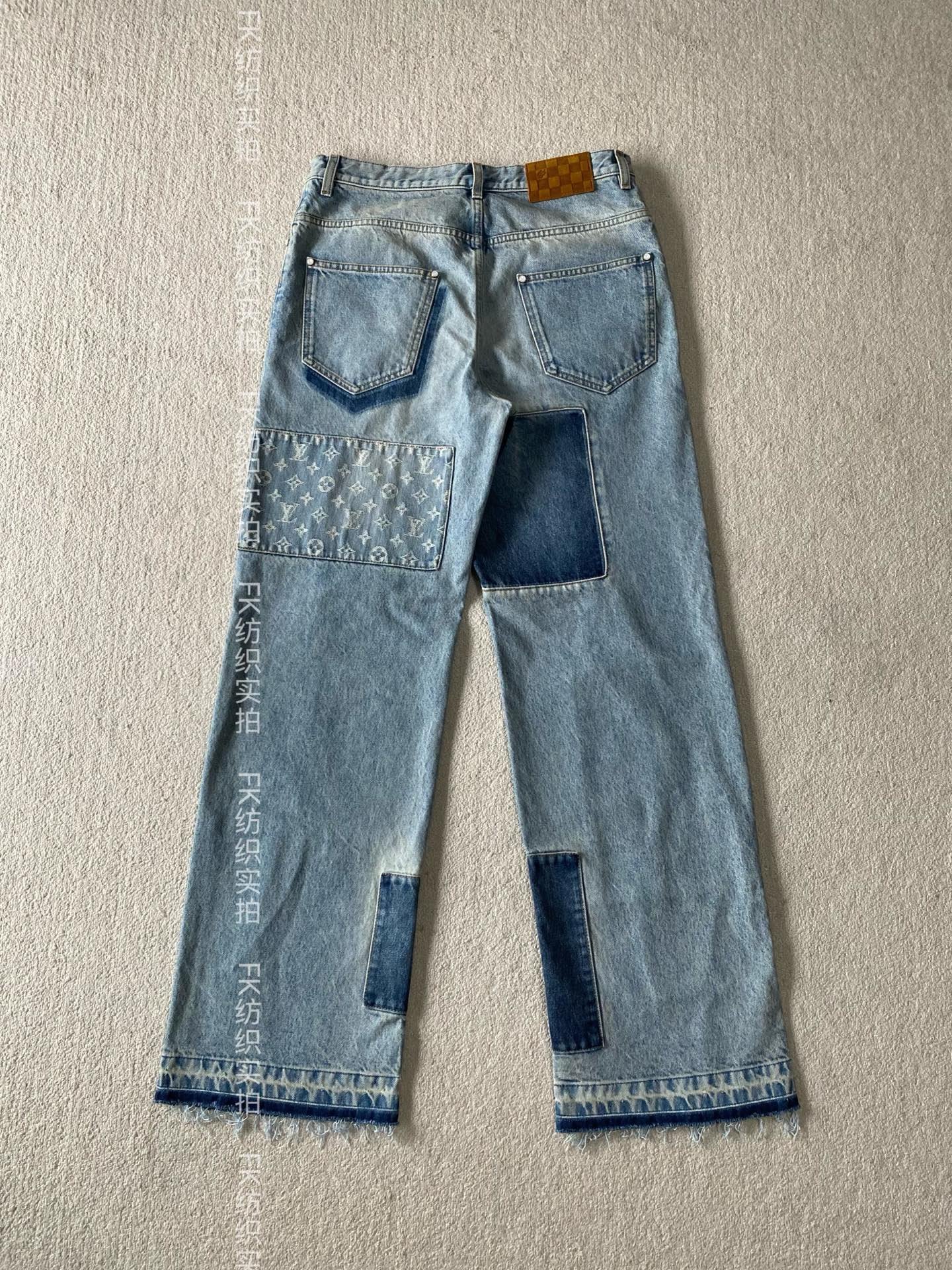 LU Patched Board Denim PantsM6052306 - Image 6