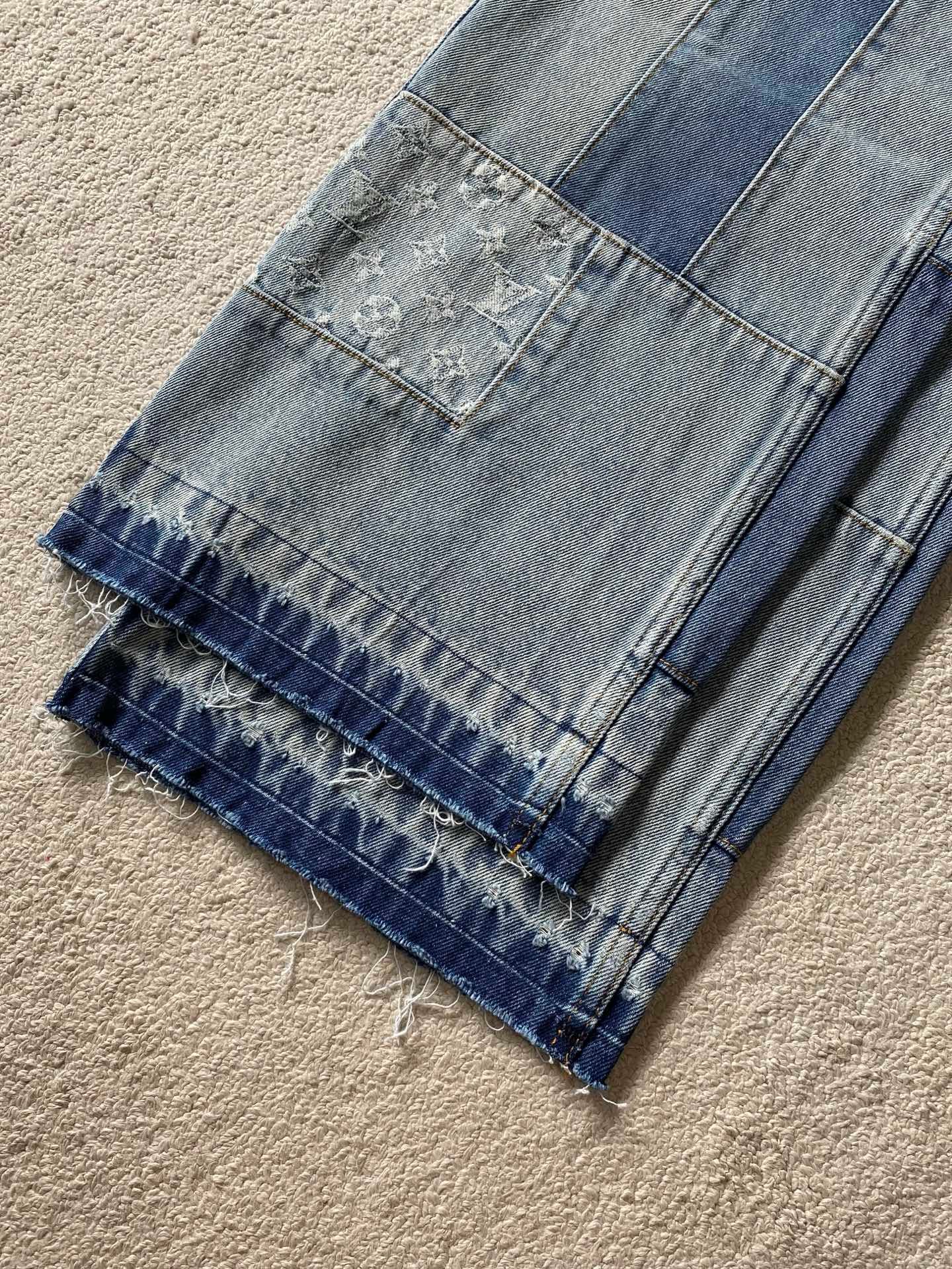 LU Patched Board Denim PantsM6052306 - Image 9