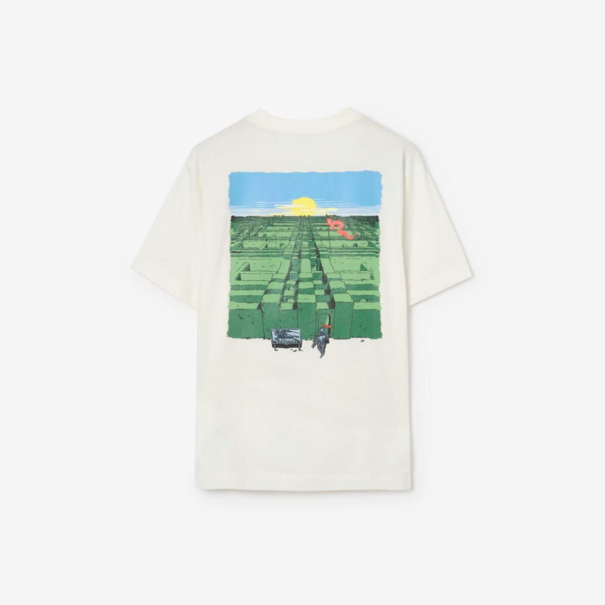 BBR Maze Pattern Round-neck Short-sleeved Shirt M6052501 - Image 7
