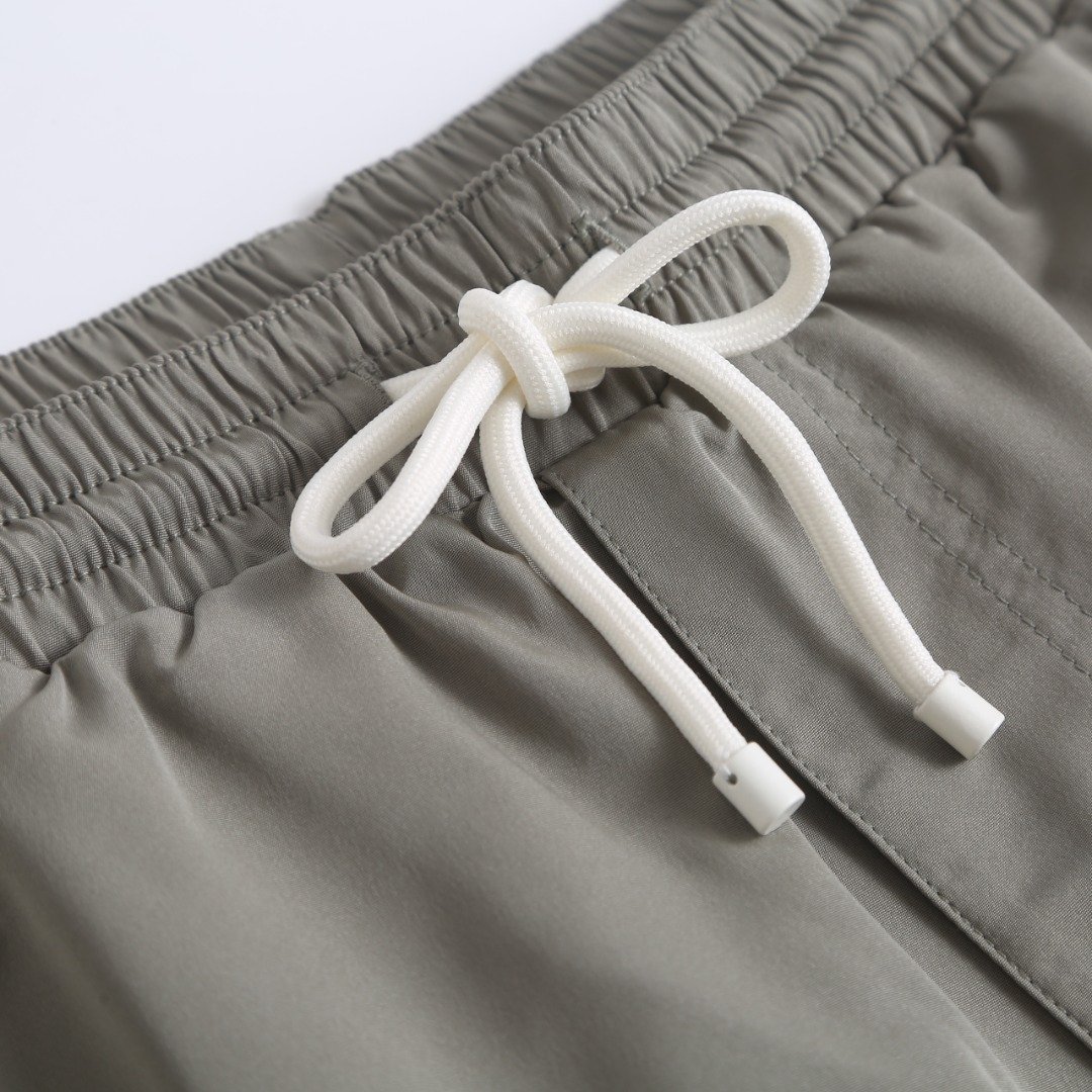 BC Embroidered Solid Color Beach Pants M6052506 - Image 8