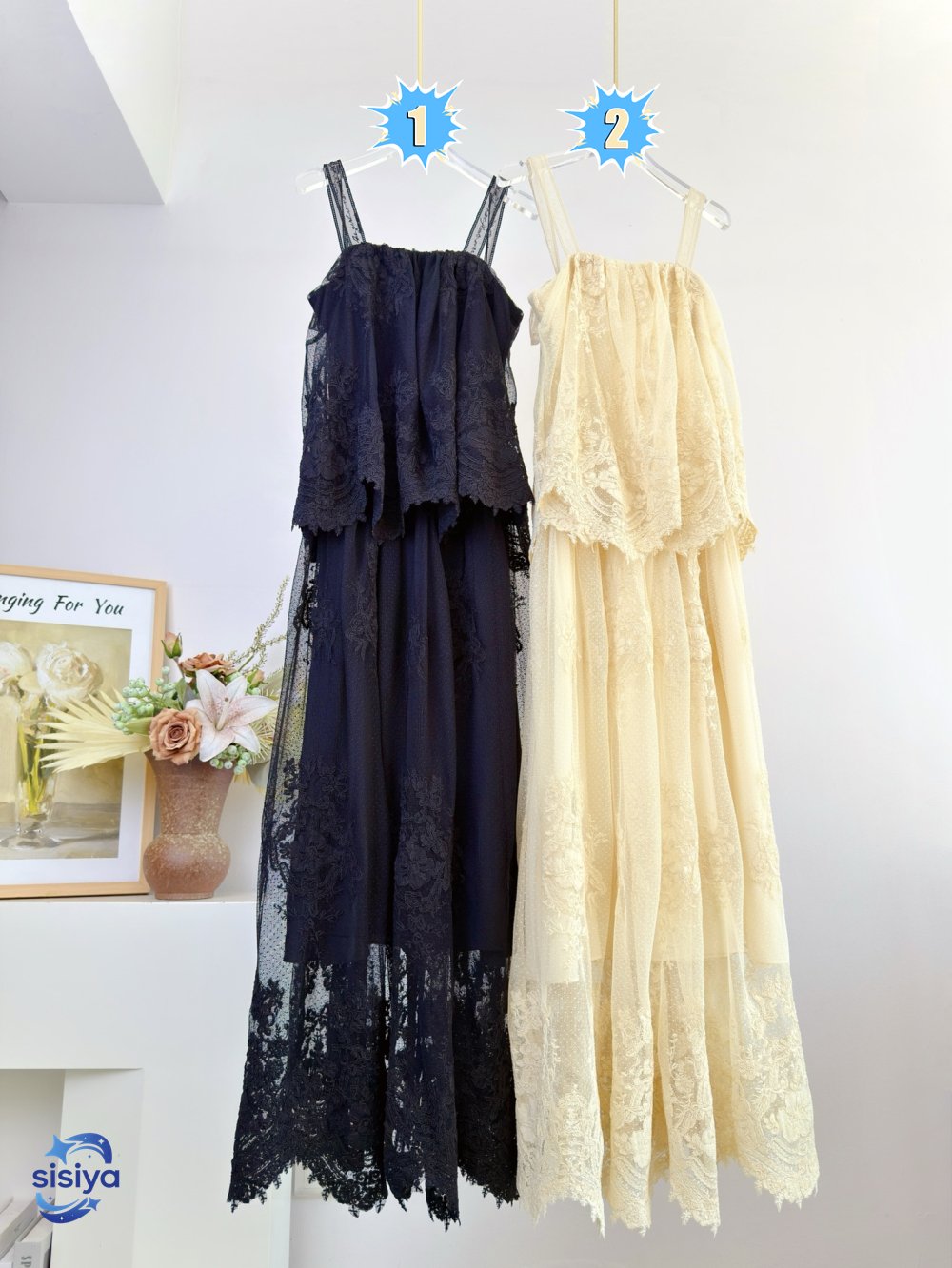 ZIMMERMANN Tiered lace midi dress W6052703