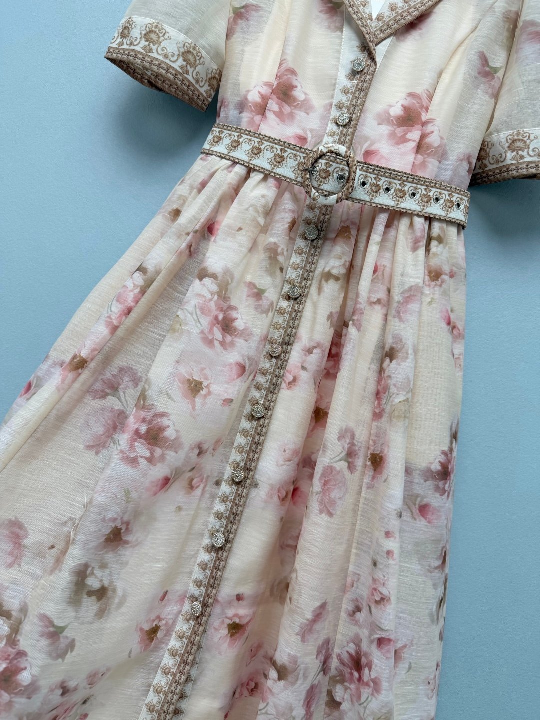 Zimmermann Hypnotic Buttoned Mid-Length Dress W6052801 - Image 7