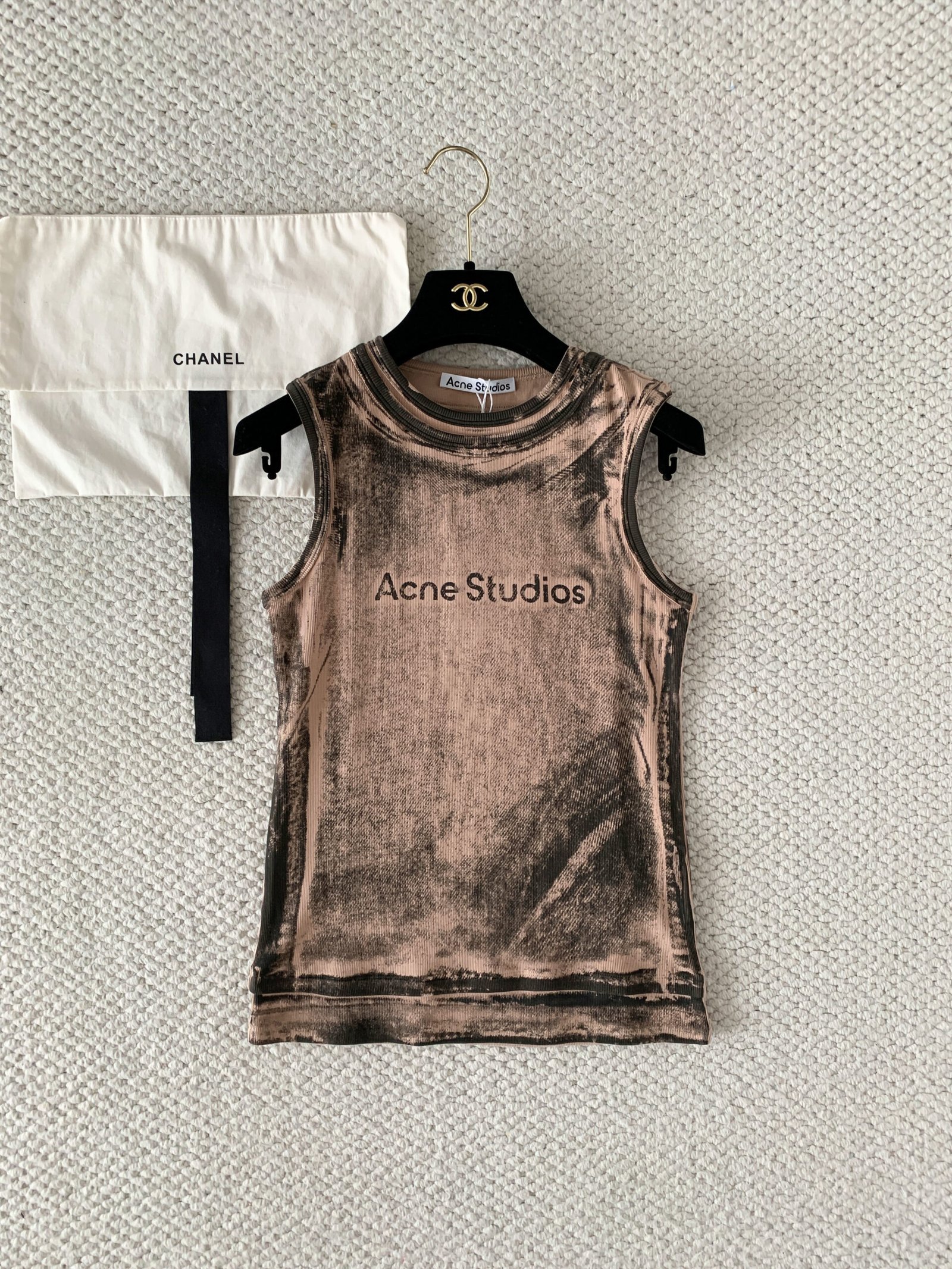 Acne Studios - Layered logo tank top W6052802 - Image 2