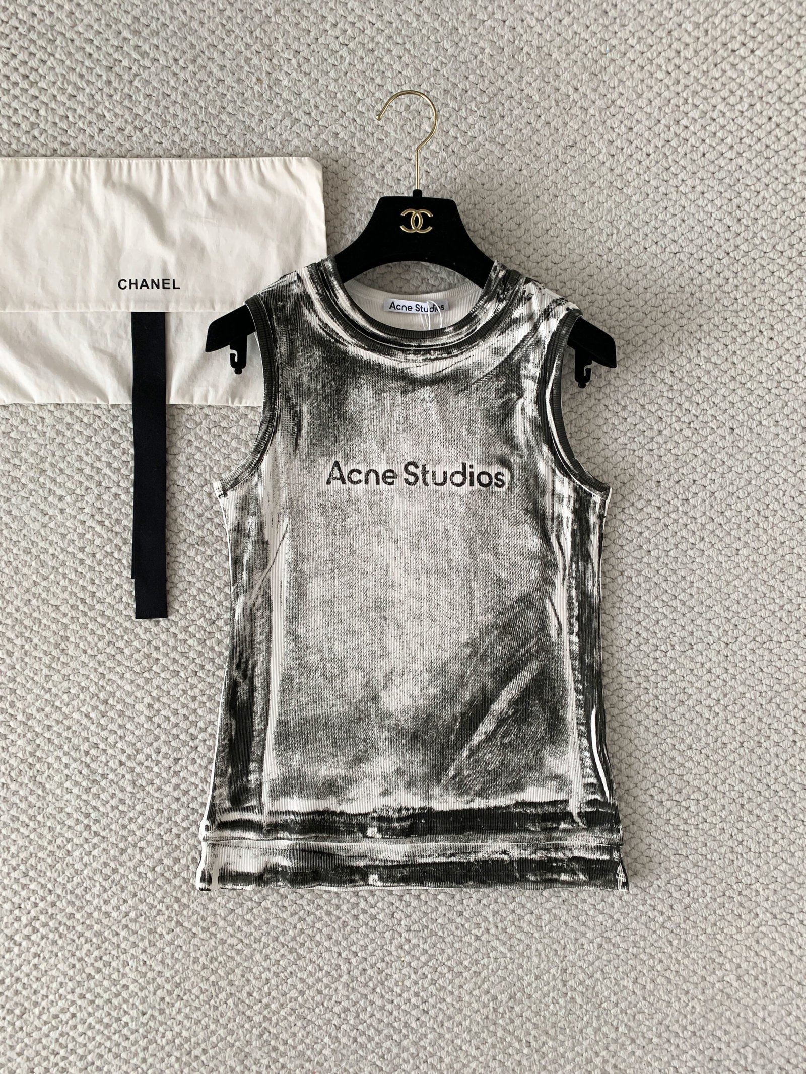 Acne Studios - Layered logo tank top W6052802 - Image 4