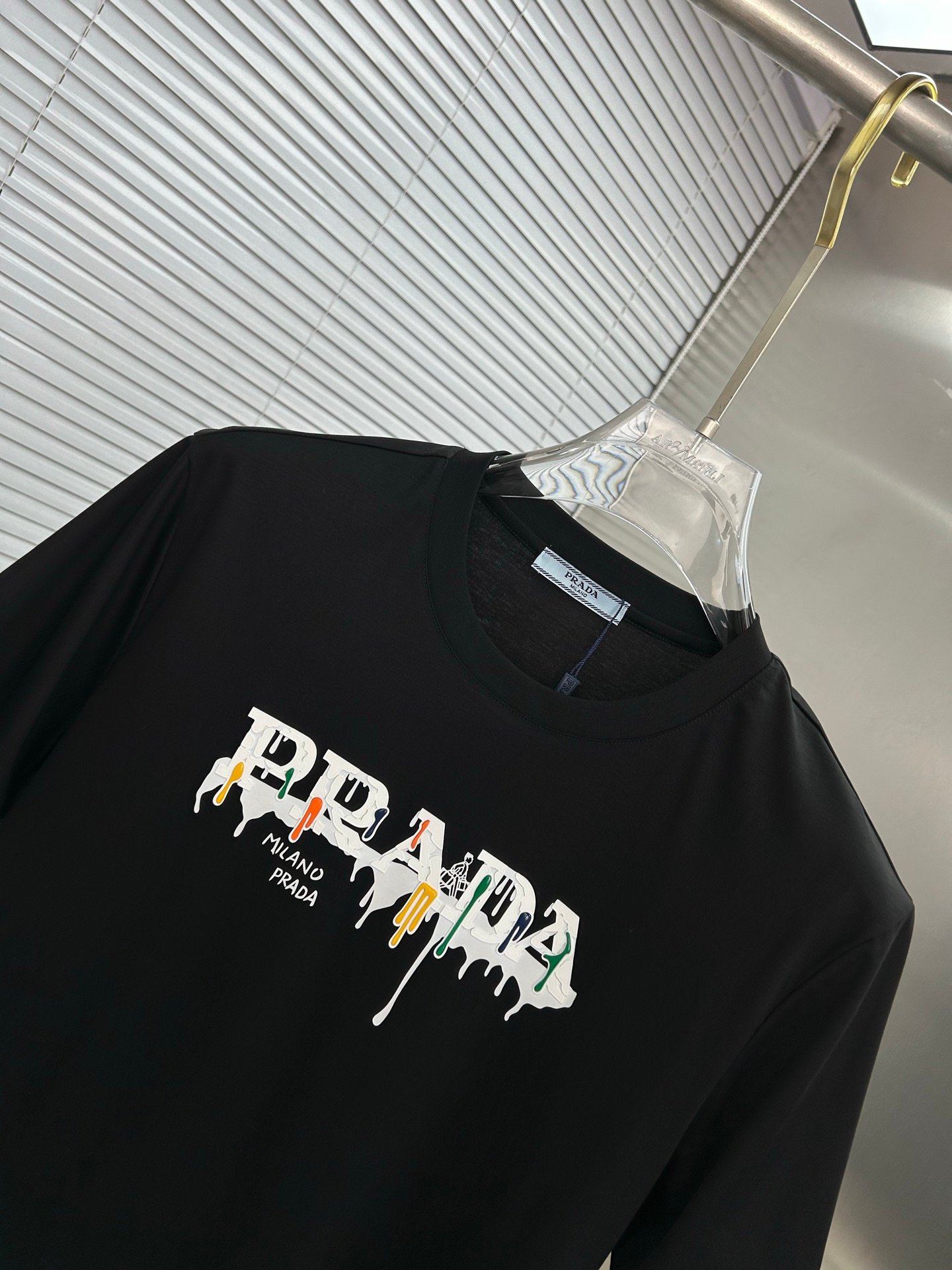 PRADA 2026 Spring/Summer Latest Short Sleeve Round Neck Shirt M6052803 - Image 8