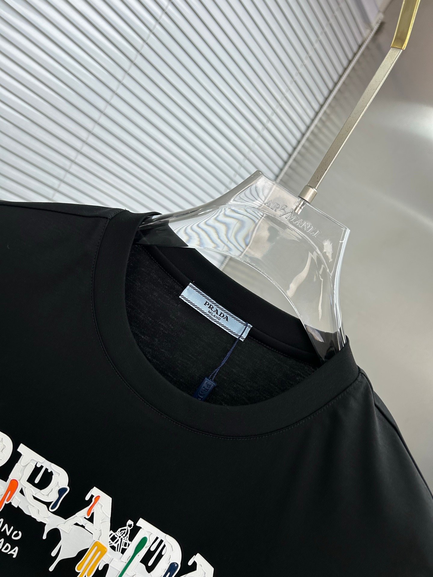 PRADA 2026 Spring/Summer Latest Short Sleeve Round Neck Shirt M6052803 - Image 7