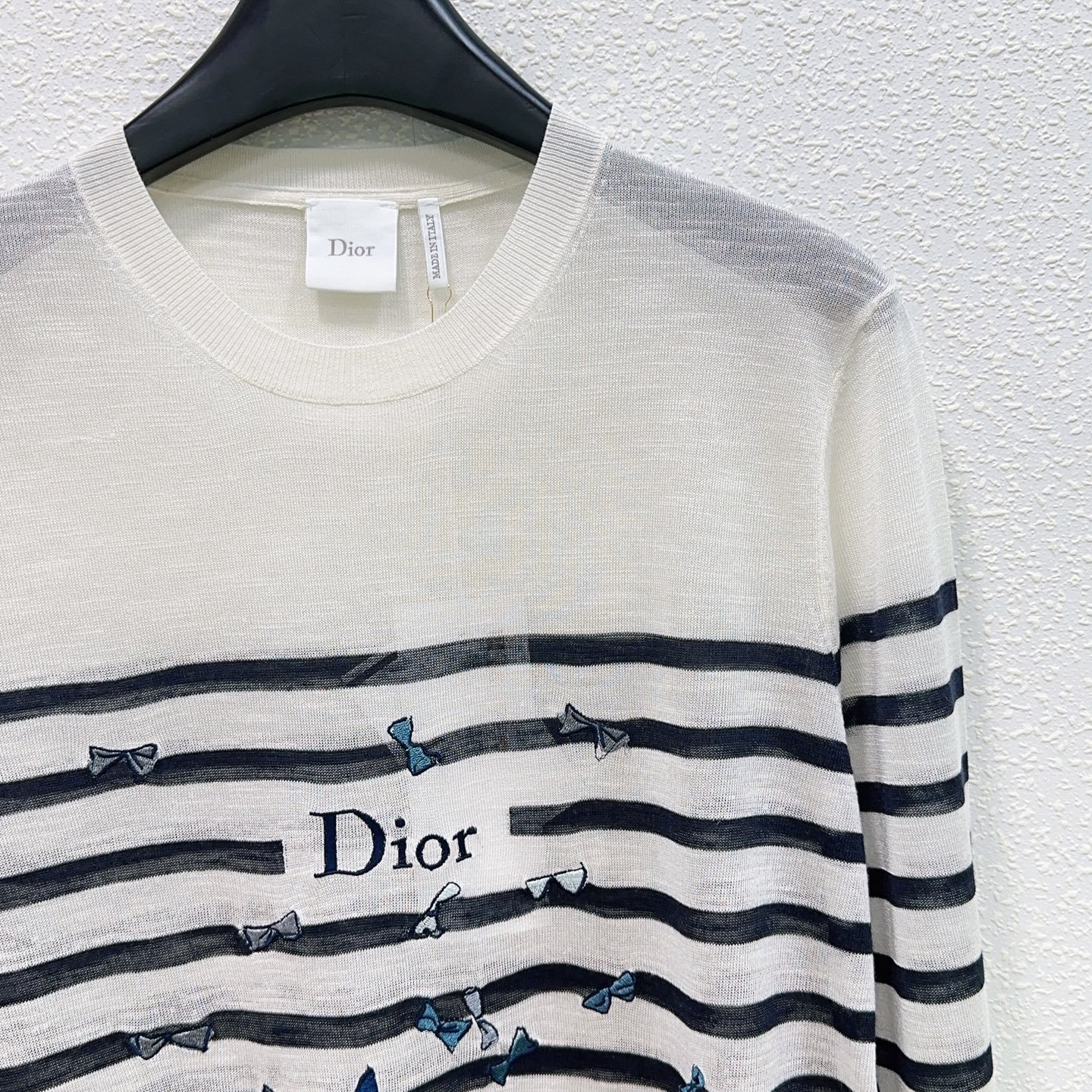 Dio Dioriviera Dior Marinière Sweater White W6052903 - Image 4
