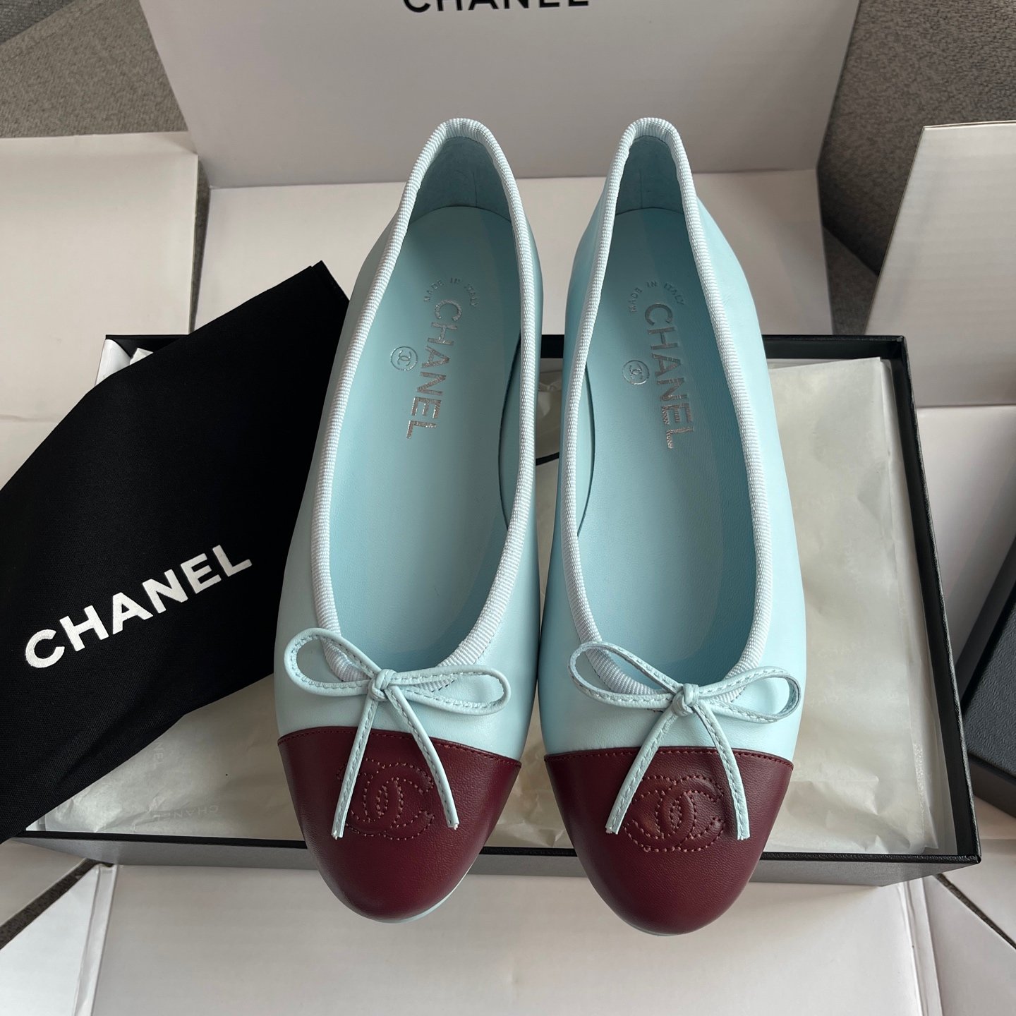 Chanel classic ballet flat shoes B6052901 - Image 2