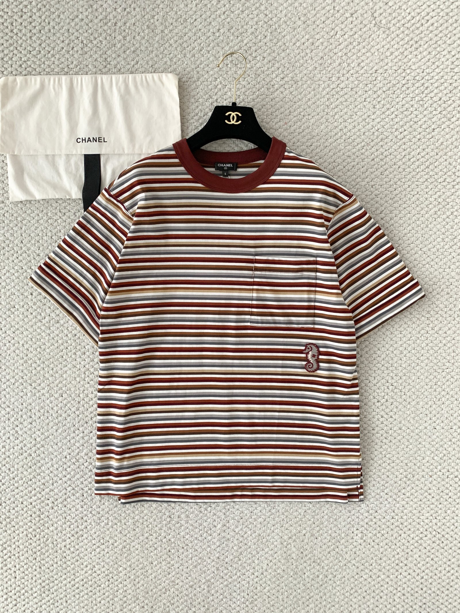 Chanel Color-striped Pouch T-shirt W6053003 - Image 2