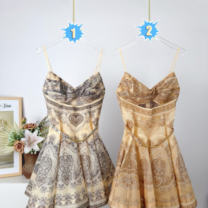 Zimmermann Luna Twist Mini Dress W6053001