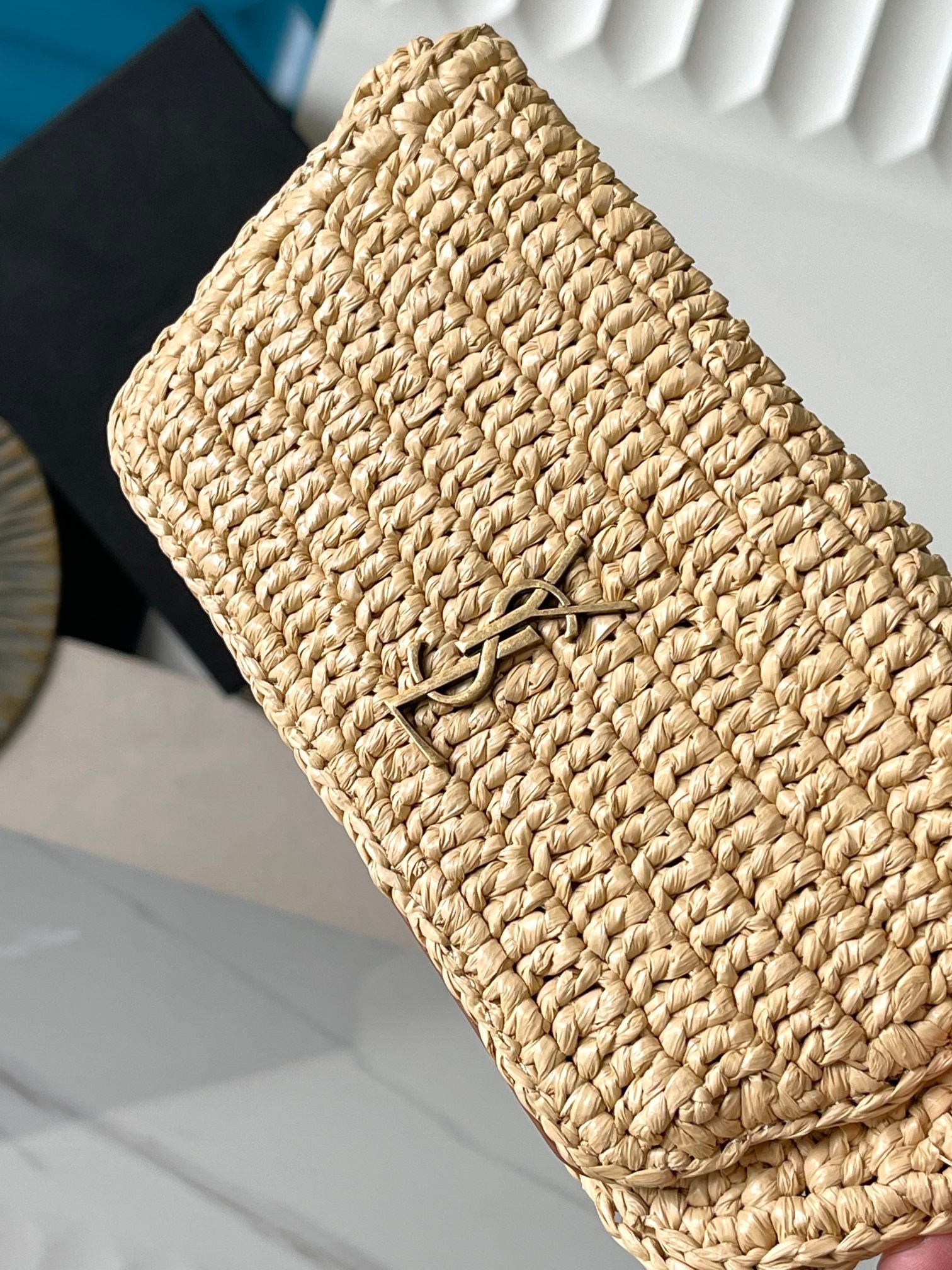 ICARE Raffi Woven Bag YSL New Product ICARE Raffi Woven B6053005 - Image 4