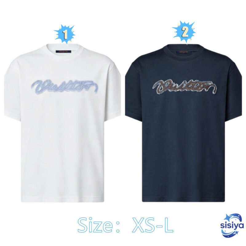 LU Cowboy Patch Embroidered Round-neck Short-sleeve Shirt M6050802