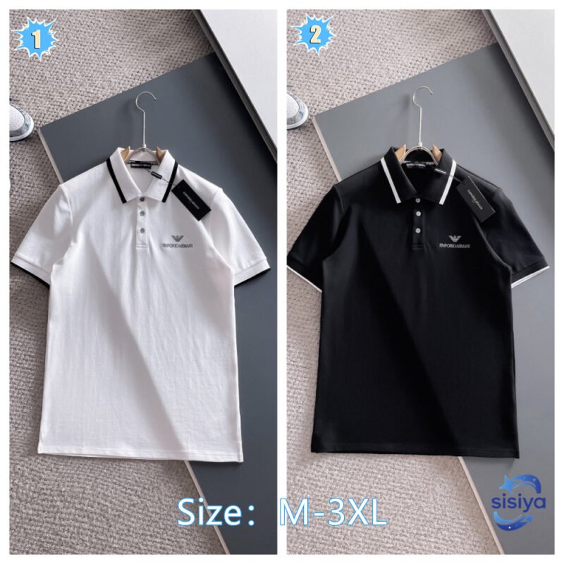Armani 2026 Spring/Summer New Style Polo Neck Short Sleeve Shirt M6051103