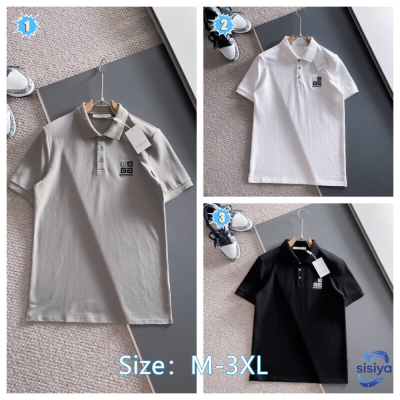 Givenchy 2026 Spring/Summer New Collection Polo-neck Short Sleeve ShirtM6051104