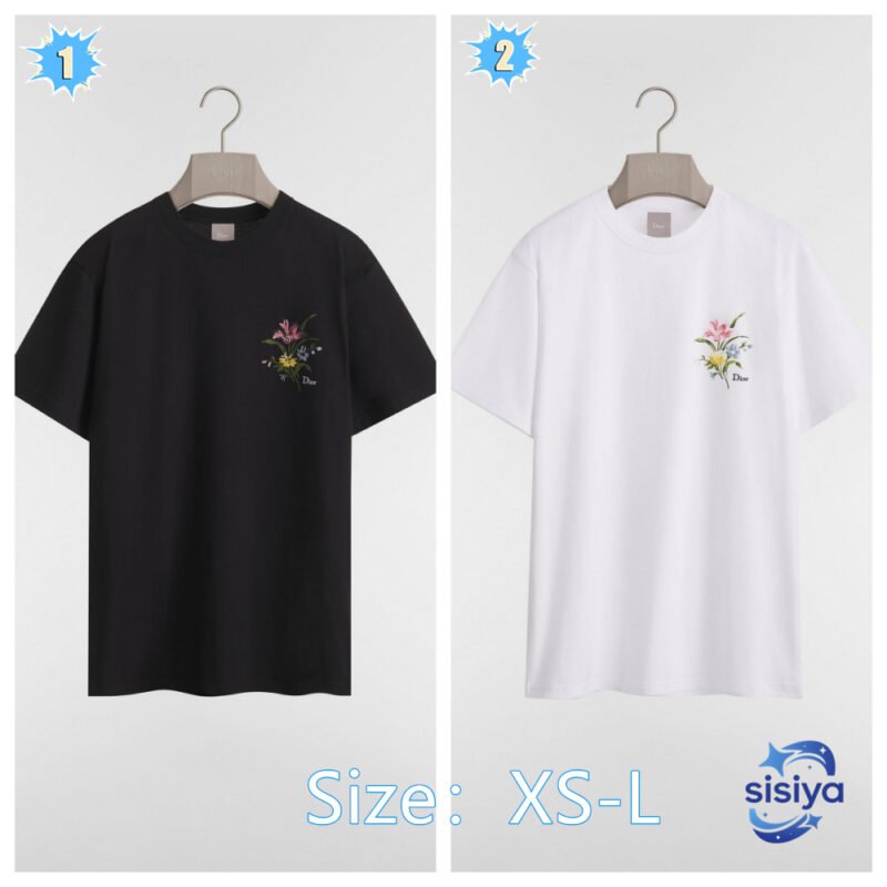 Dr's floral-patterned round-neck short-sleeved shirtM6051208