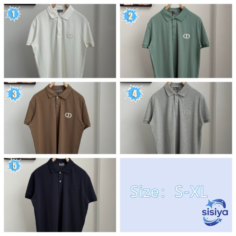 Dior style CD embroidered Polo shirt M6050306